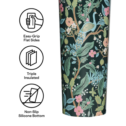 Rifle Paper Peacock Blue Sport Canteen 20oz