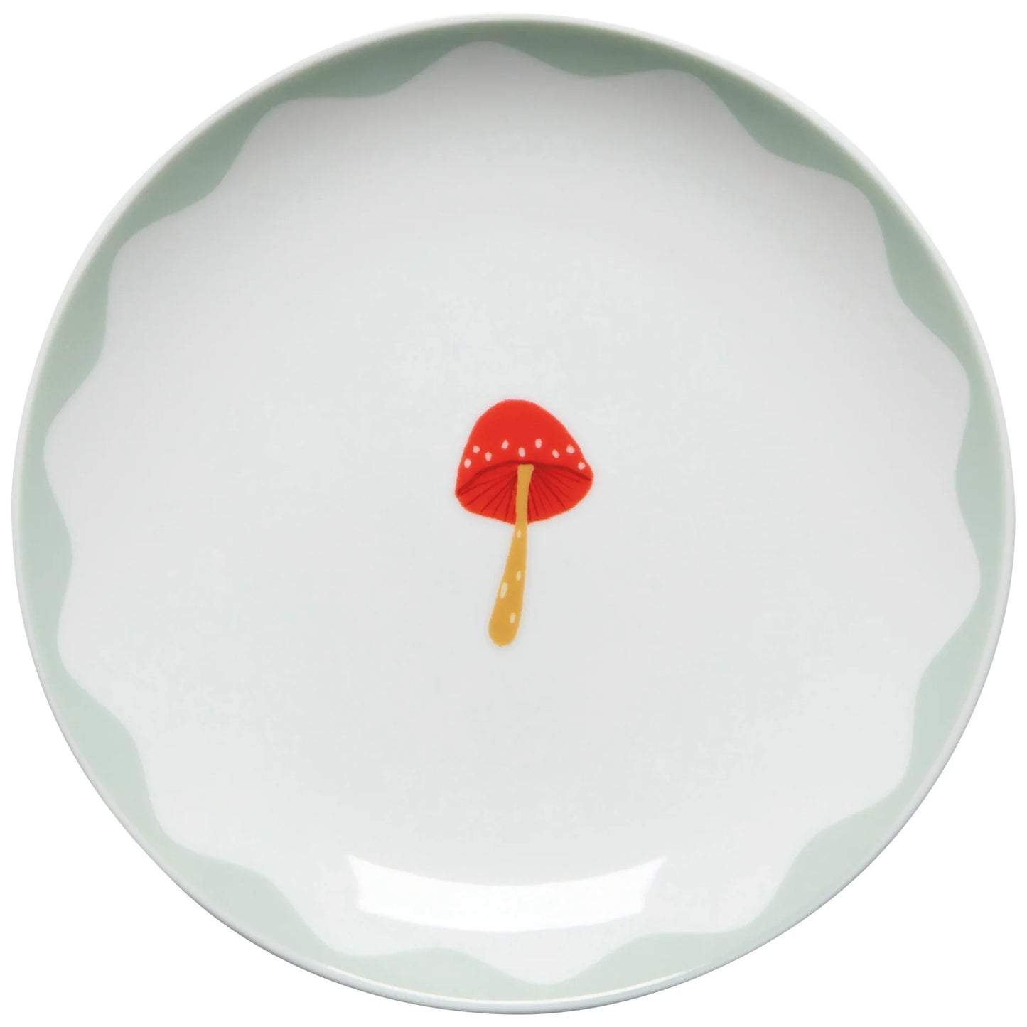 Mushroom Gems Appie Plates Set of 4