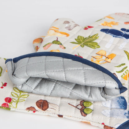 Field Mushrooms Chef Mitt Set of 2