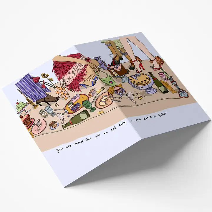 Dancing On Tables Card