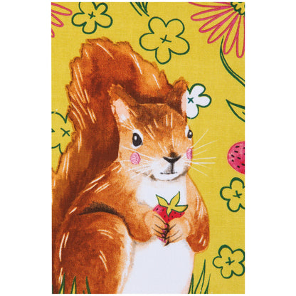 Mr. Squirrel Decorative Dishtowel