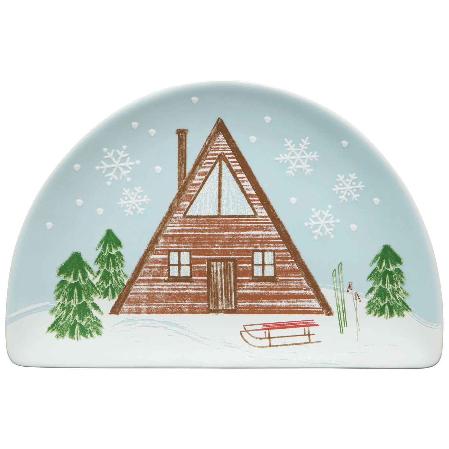 Alpine Adventure Shaped Dish