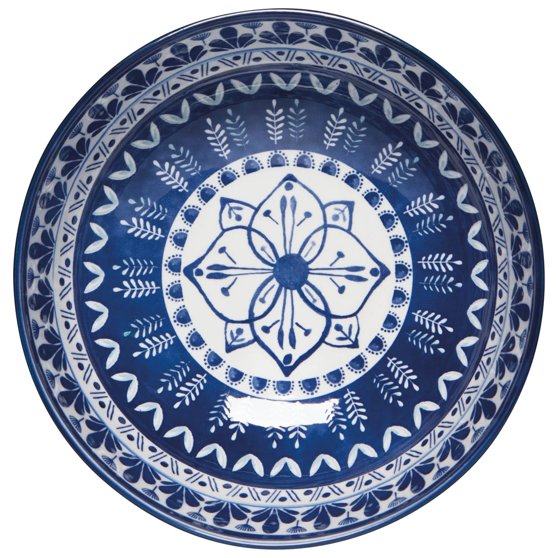 8" Large Porto Stamped Bowl