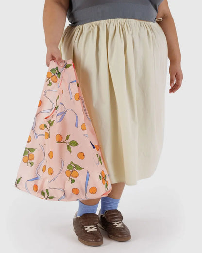 Standard Baggu - Apricots & Ribbons (Salmon Pink)