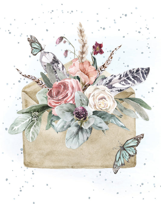 Gift Enclosure Card Bouquet Of Memories