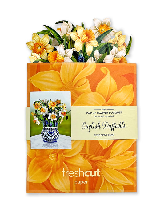 Mini English Daffodil Pop-Up Card