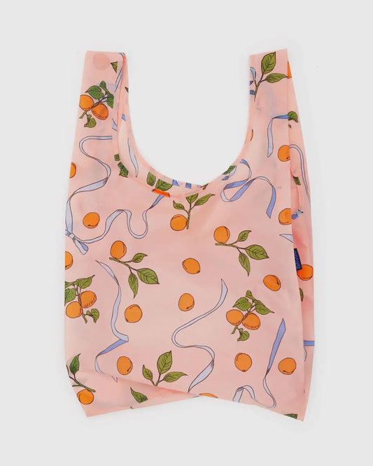 Standard Baggu - Apricots & Ribbons (Salmon Pink)