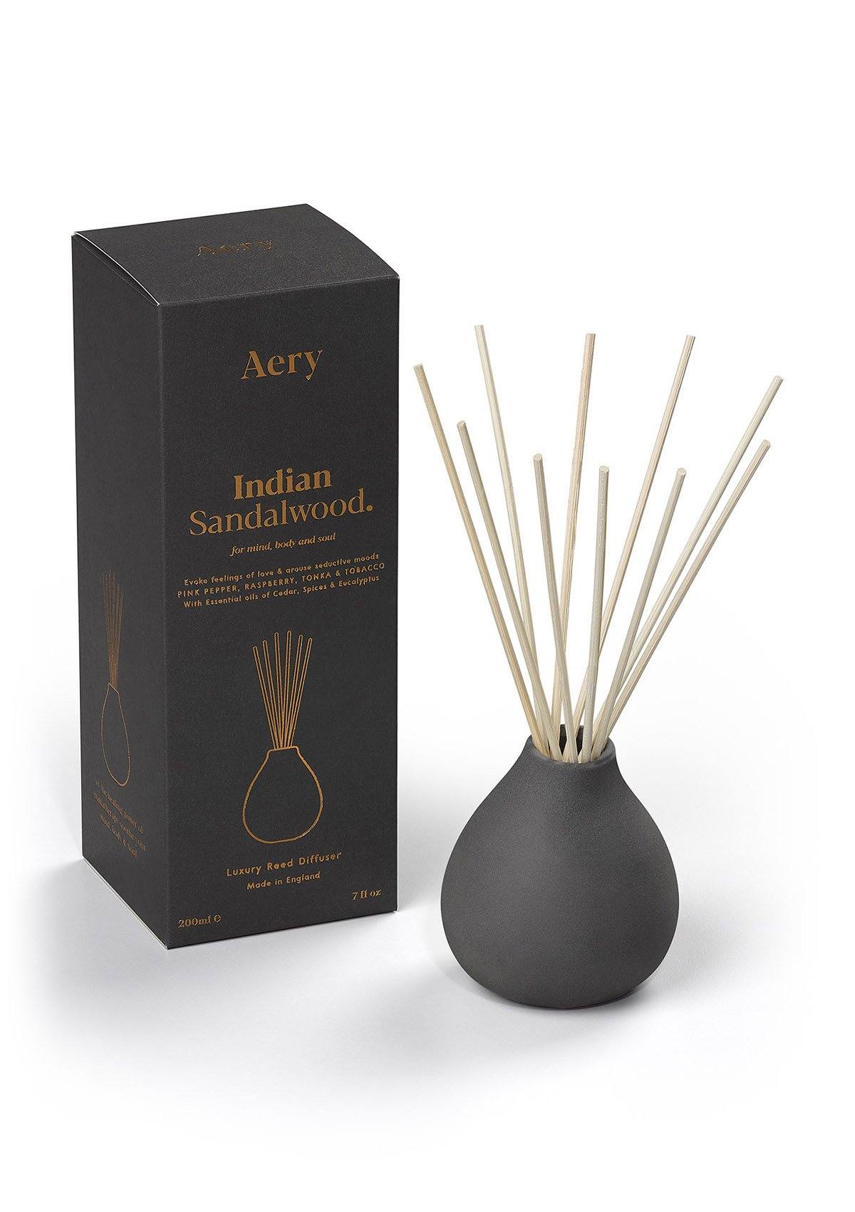 Indian Sandalwood Reed Diffuser - Pepper Raspberry and Tonka