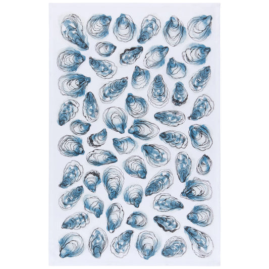 Oysters Printed Dishtowel