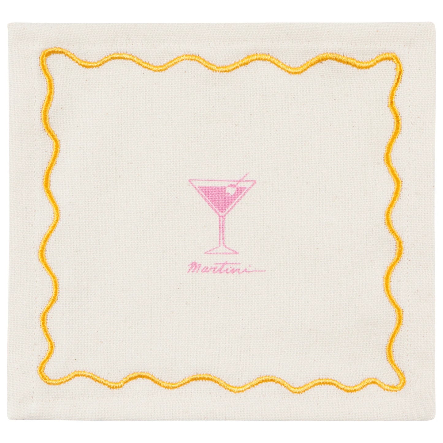 Happy Hour Printed Cocktail Napkins Set of 4 Assorted