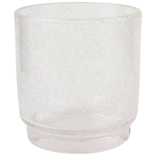 Tumbler  12oz Bubbled Clear