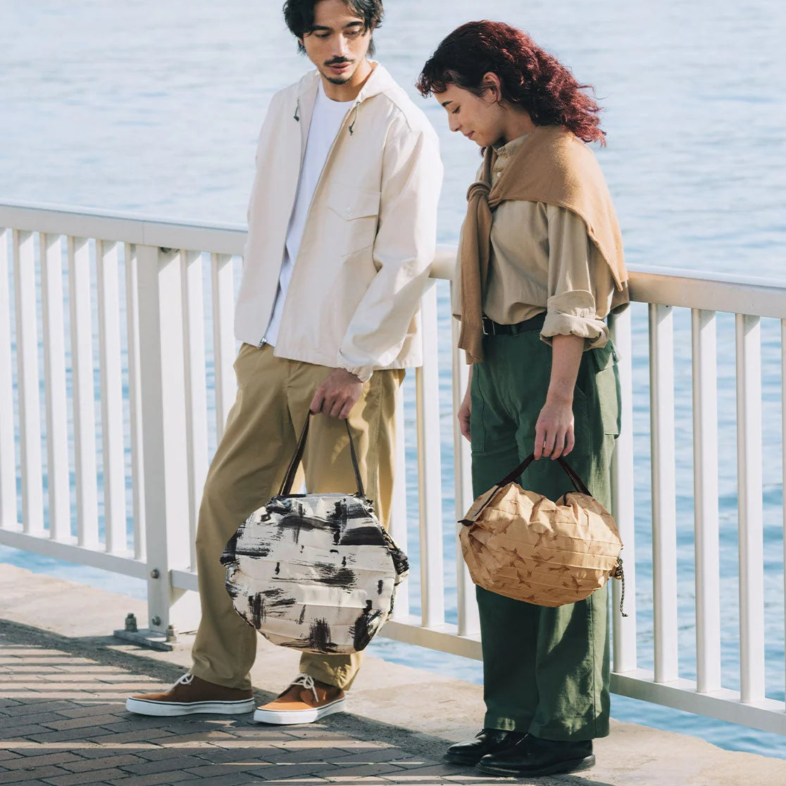 Marna Shupatto Packable Bag 27L White Birch