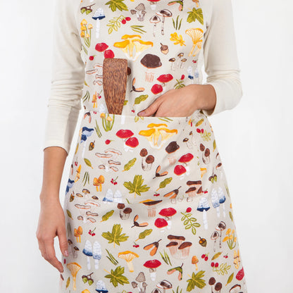 Field Mushrooms Chef Apron