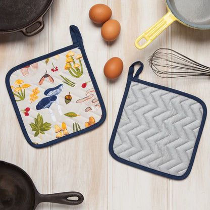 Field Mushrooms Pot Holder