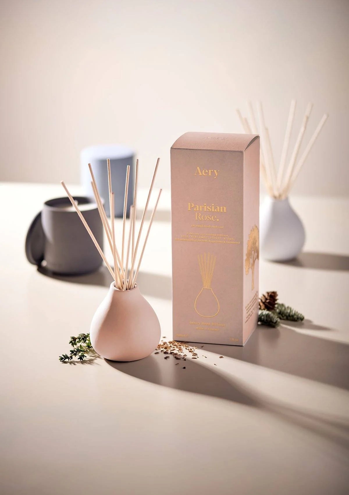 Parisian Rose Reed Diffuser - Rose Bergamot and Violet