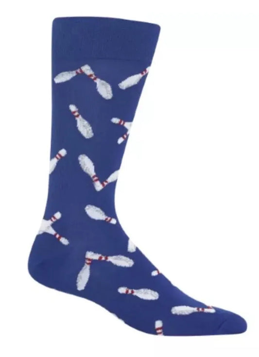 Bowling Pins Men's Crew Socks