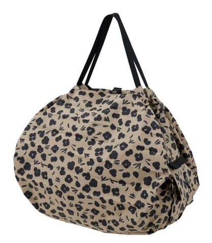 Shupatto Compact Reusable Bag Medium Asiago Paw Marks