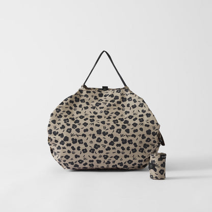 Shupatto Compact Reusable Bag Medium Asiago Paw Marks