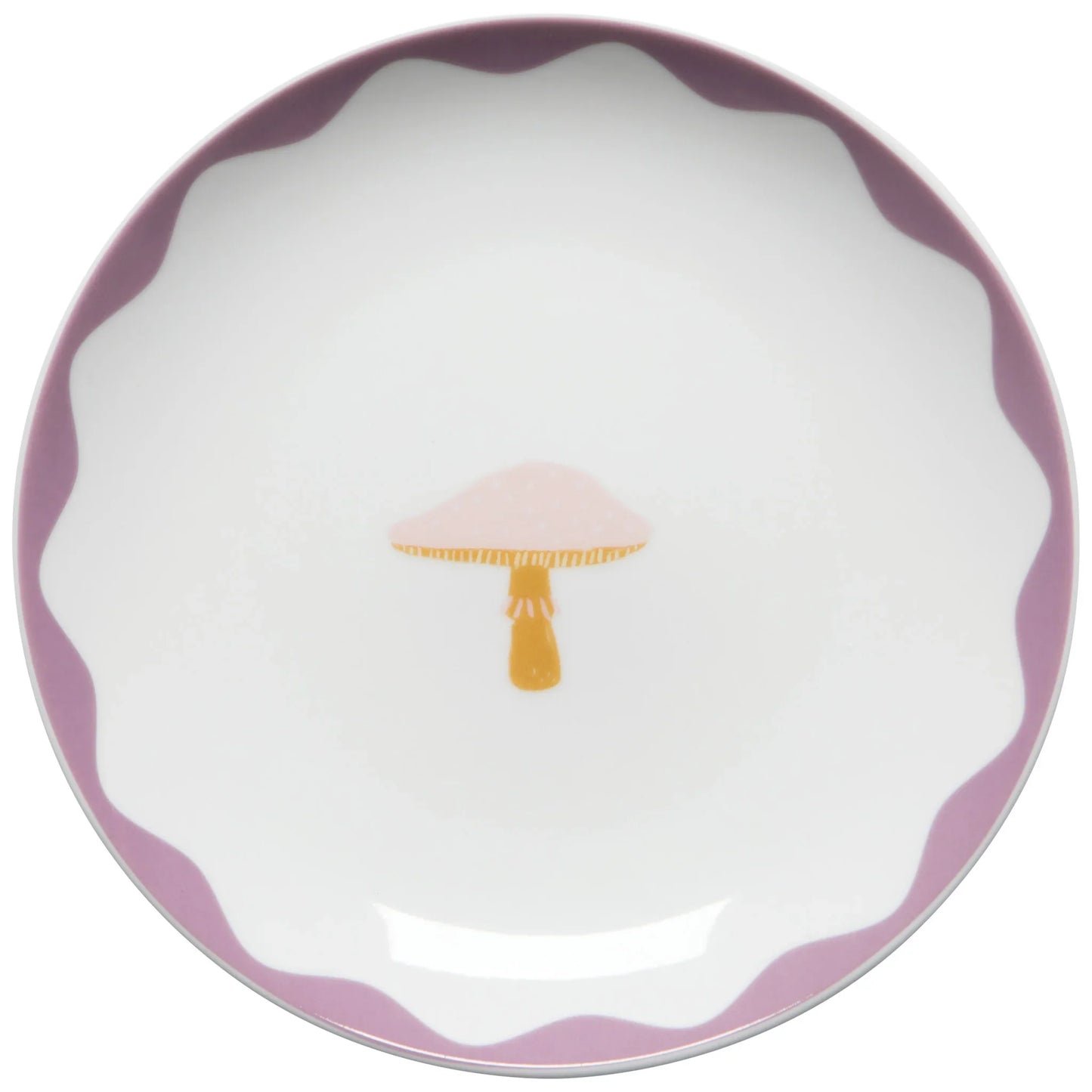 Mushroom Gems Appie Plates Set of 4