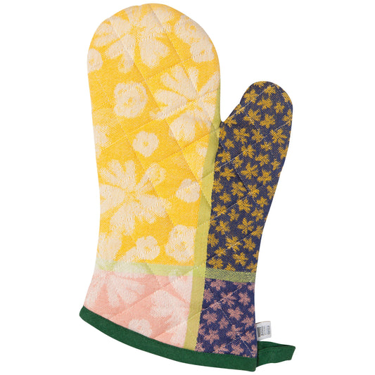 Full Bloom Jacquard Mitt Set of 2