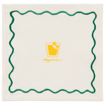 Happy Hour Printed Cocktail Napkins Set of 4 Assorted