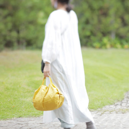 Shupatto Compact Reusable Bag Small Karashi Mustard