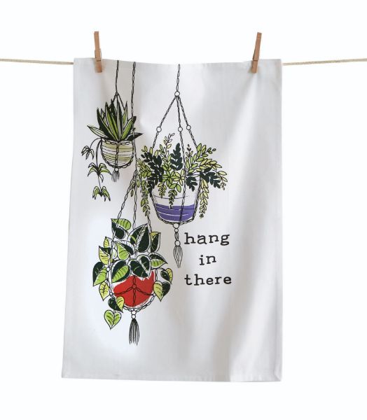 Hang In There Dishtowel