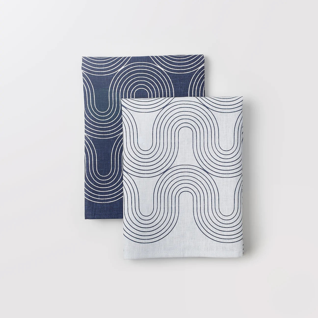 Tea Towel Recycled Cotton Causeway Set of 2