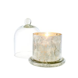 Cloche Silver Amber Spruce Large Candle