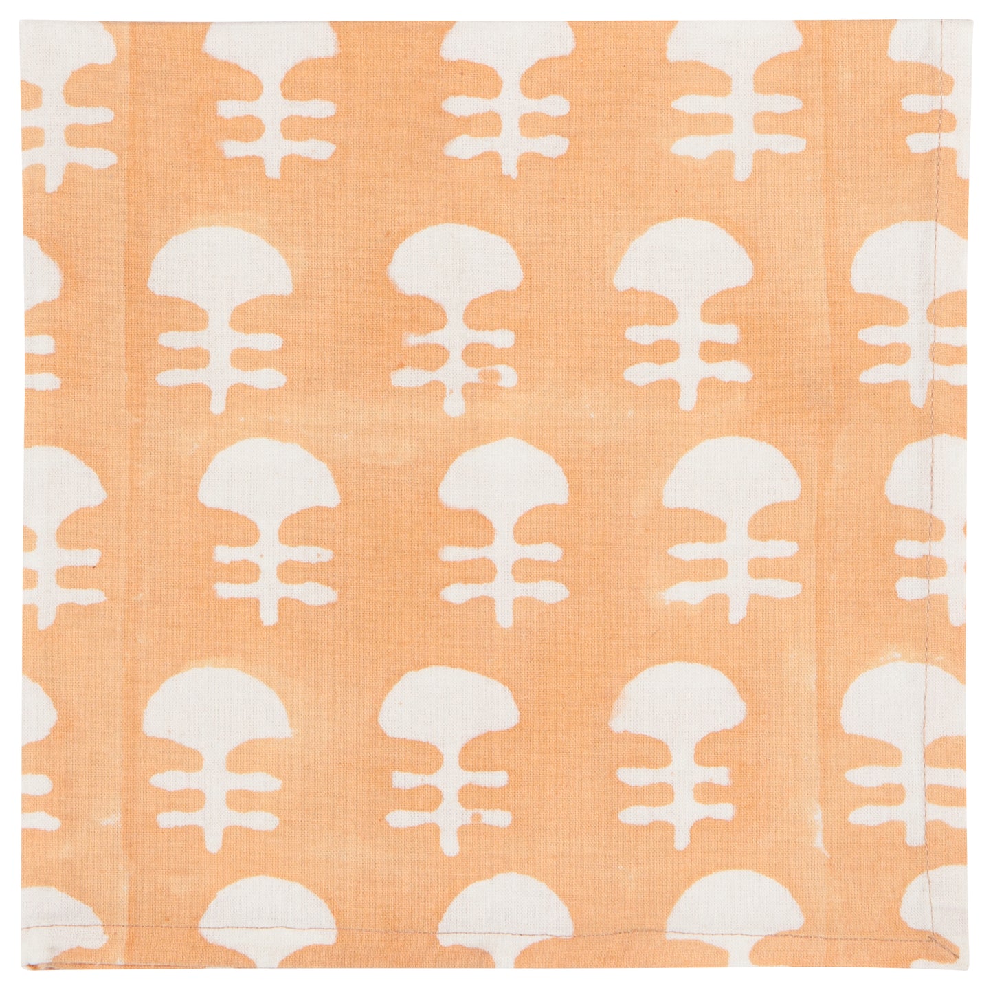 Block Print Gather Napkin Set of 4