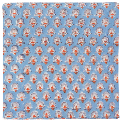 Block Print Gather Napkin Set of 4