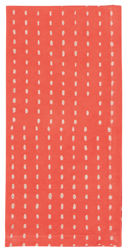 Block Print Gather Napkin Set of 4