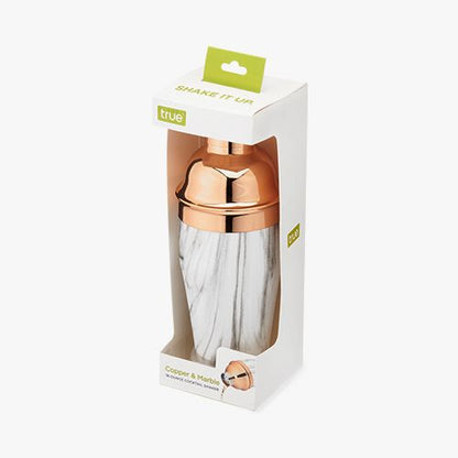 Copper & Marble Cocktail Shaker