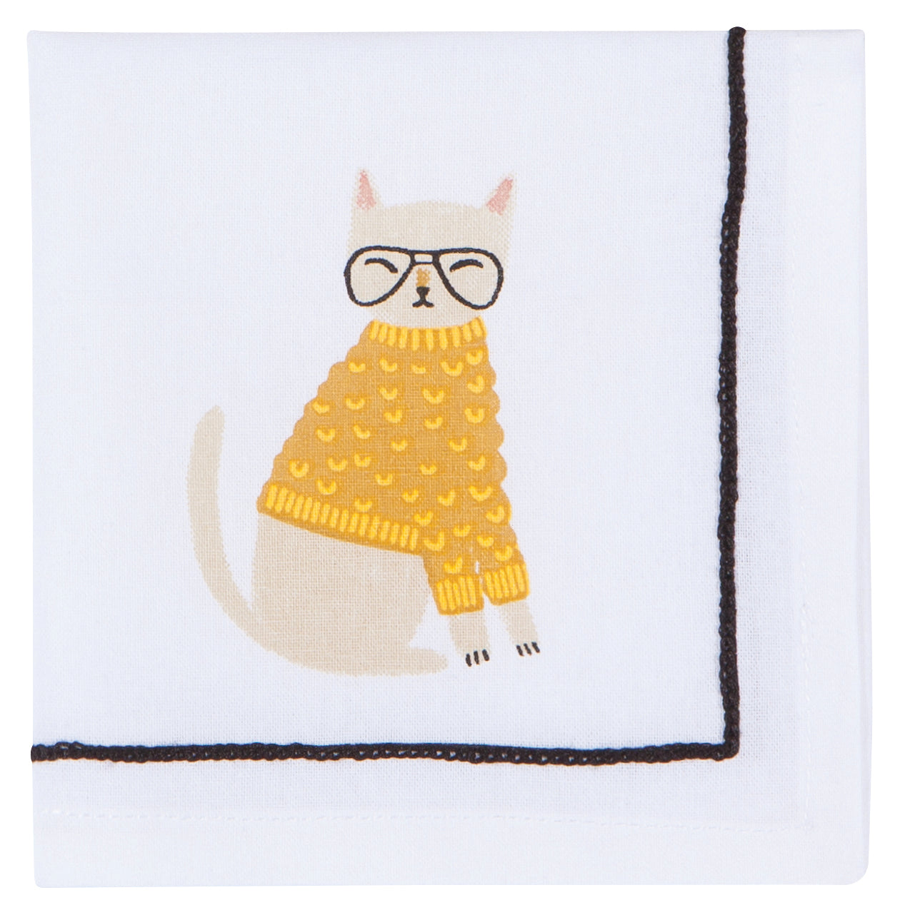 Cocktail Feline Fine Napkin Set Of 4