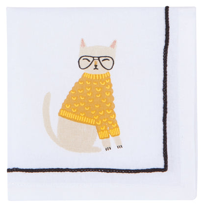 Cocktail Feline Fine Napkin Set Of 4