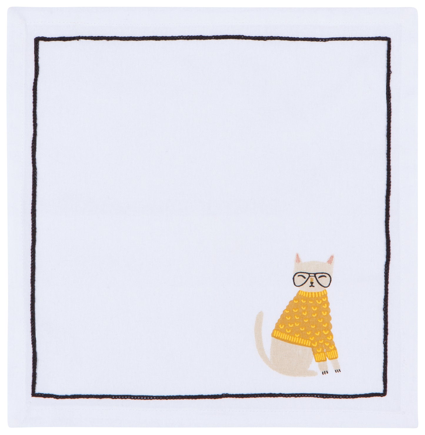 Cocktail Feline Fine Napkin Set Of 4