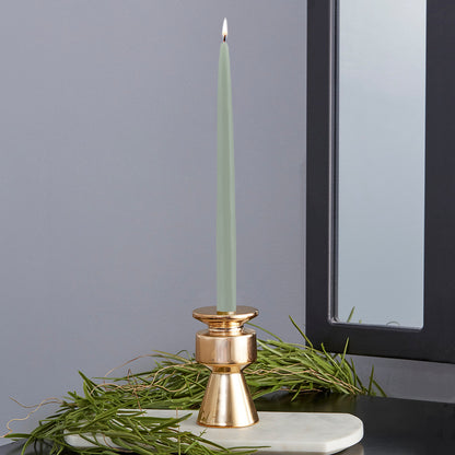 Taper Candle 9" x 7/8" Sage Green