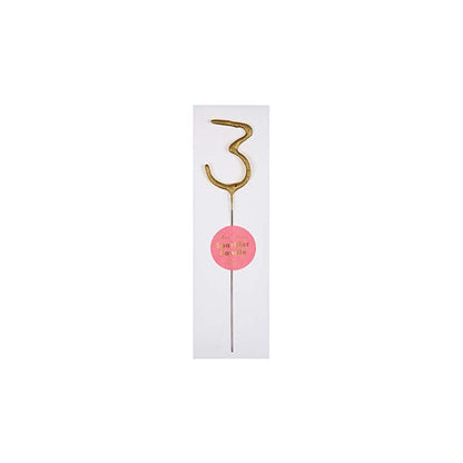 Gold Sparkler Number 3