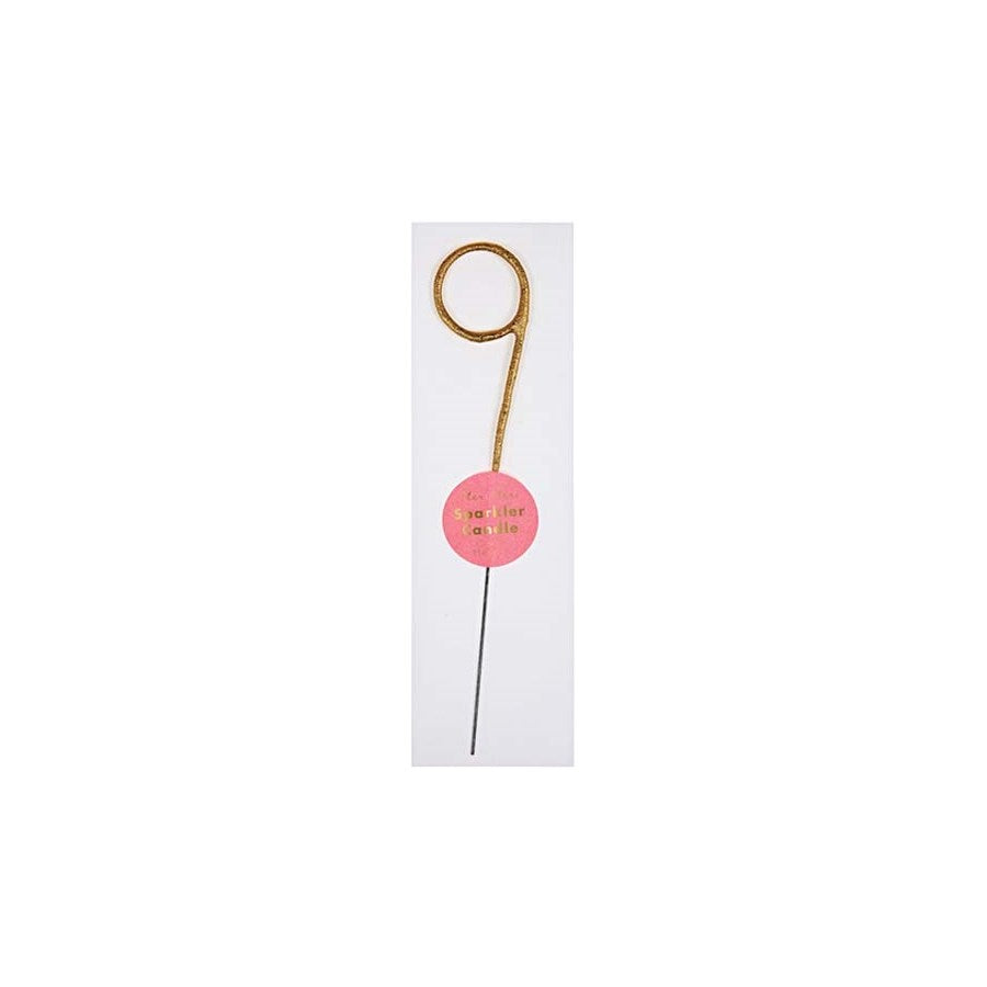 Gold Sparkler Number 9