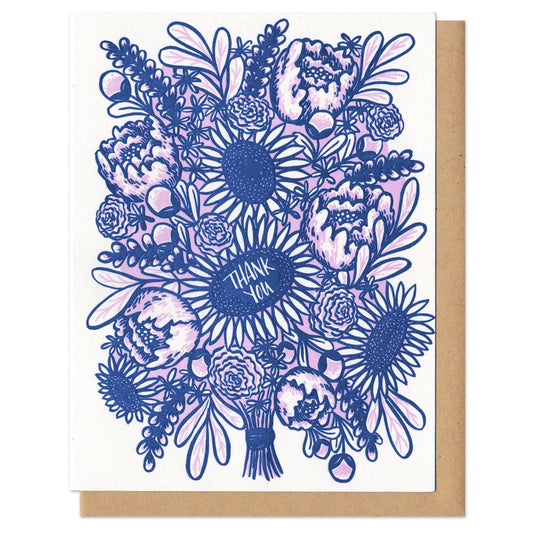 Thank You Bouquet Greeting Card