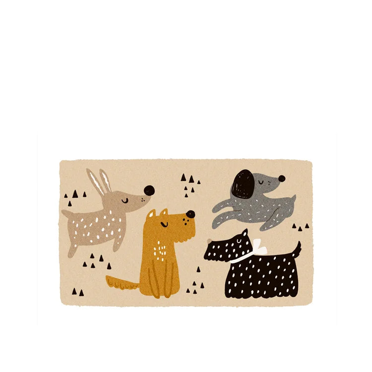 Dogs Coir Door Mat 18X30