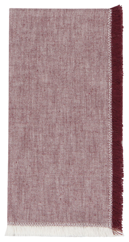 Wine Heirloom Chambray Napkins Set of 4