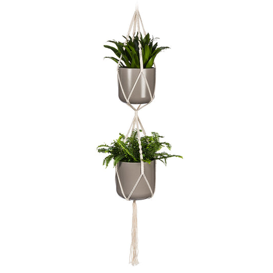 Macrame Double Planter Hanger