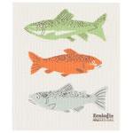 Swedish Dishcloth Gone Fishin