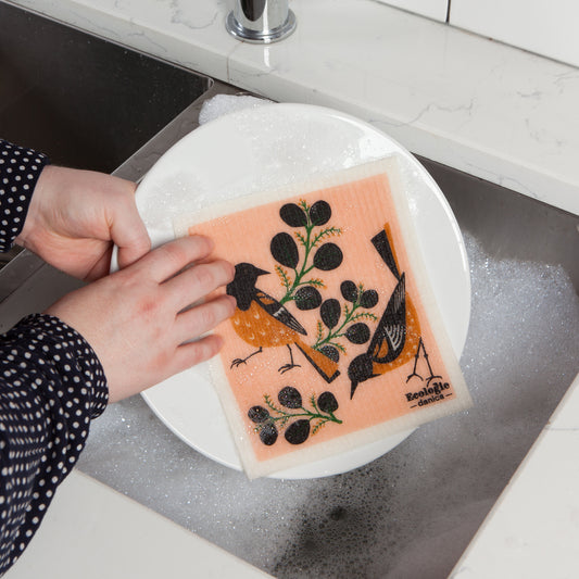 Swedish Dishcloth Orioles