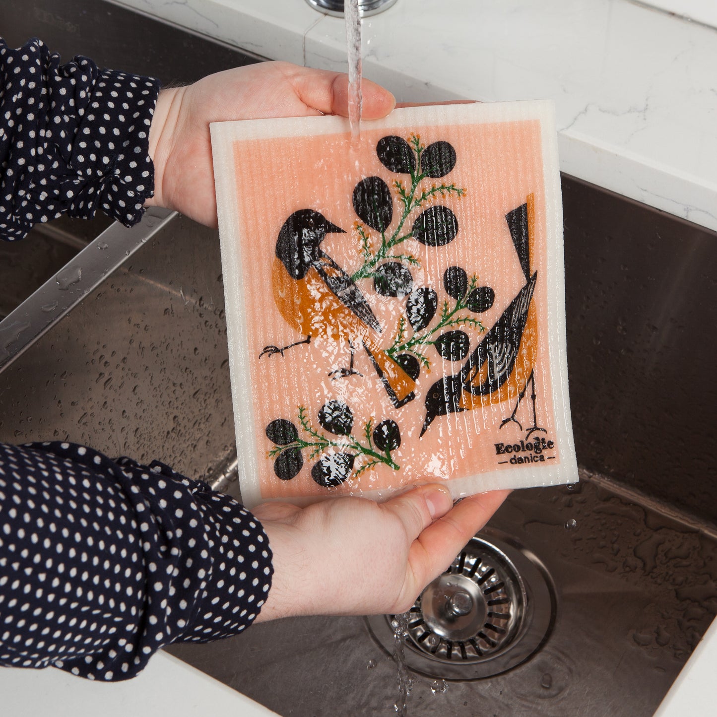 Swedish Dishcloth Orioles