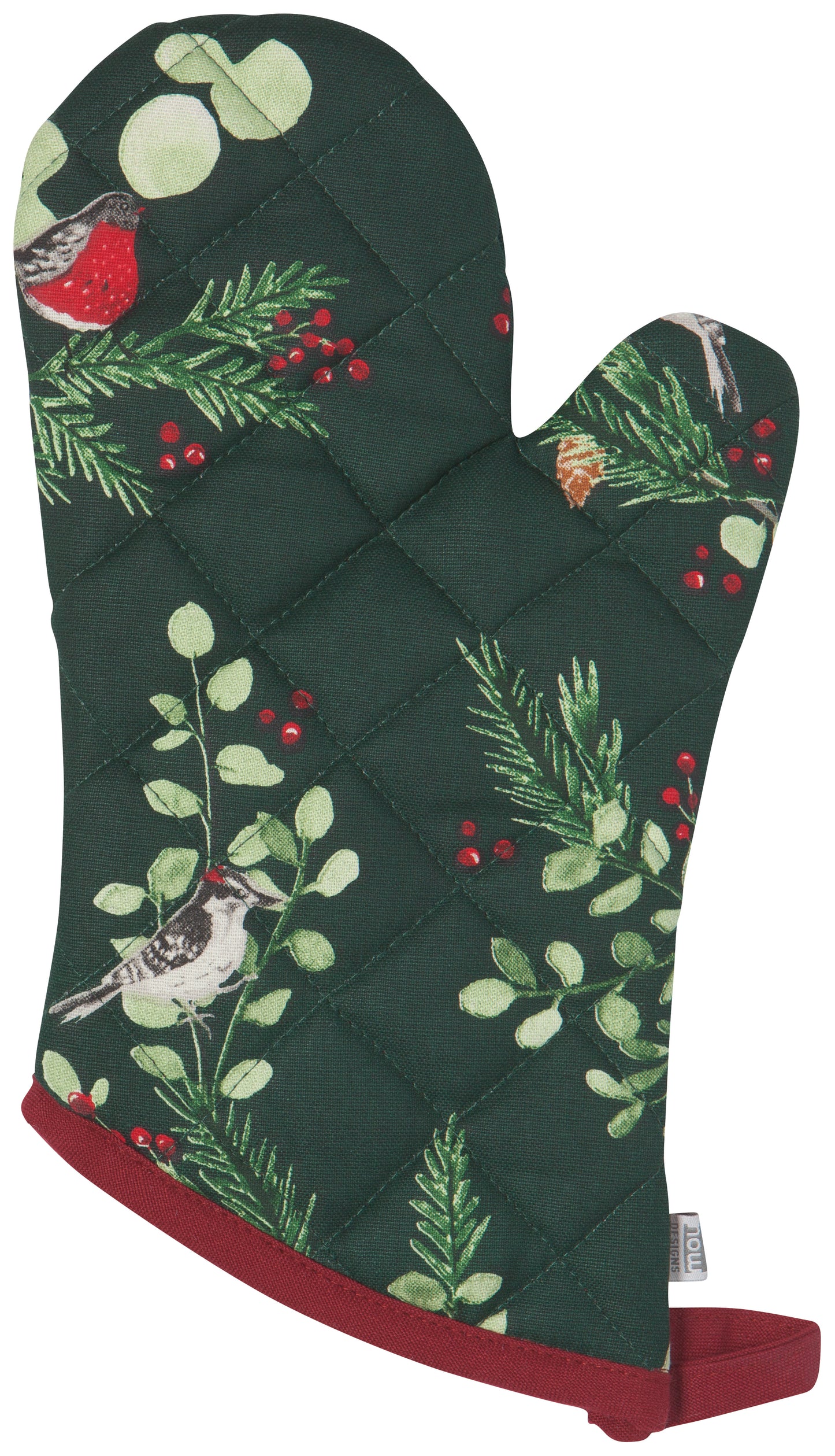 Forest Birds Oven Mitt Set of 2