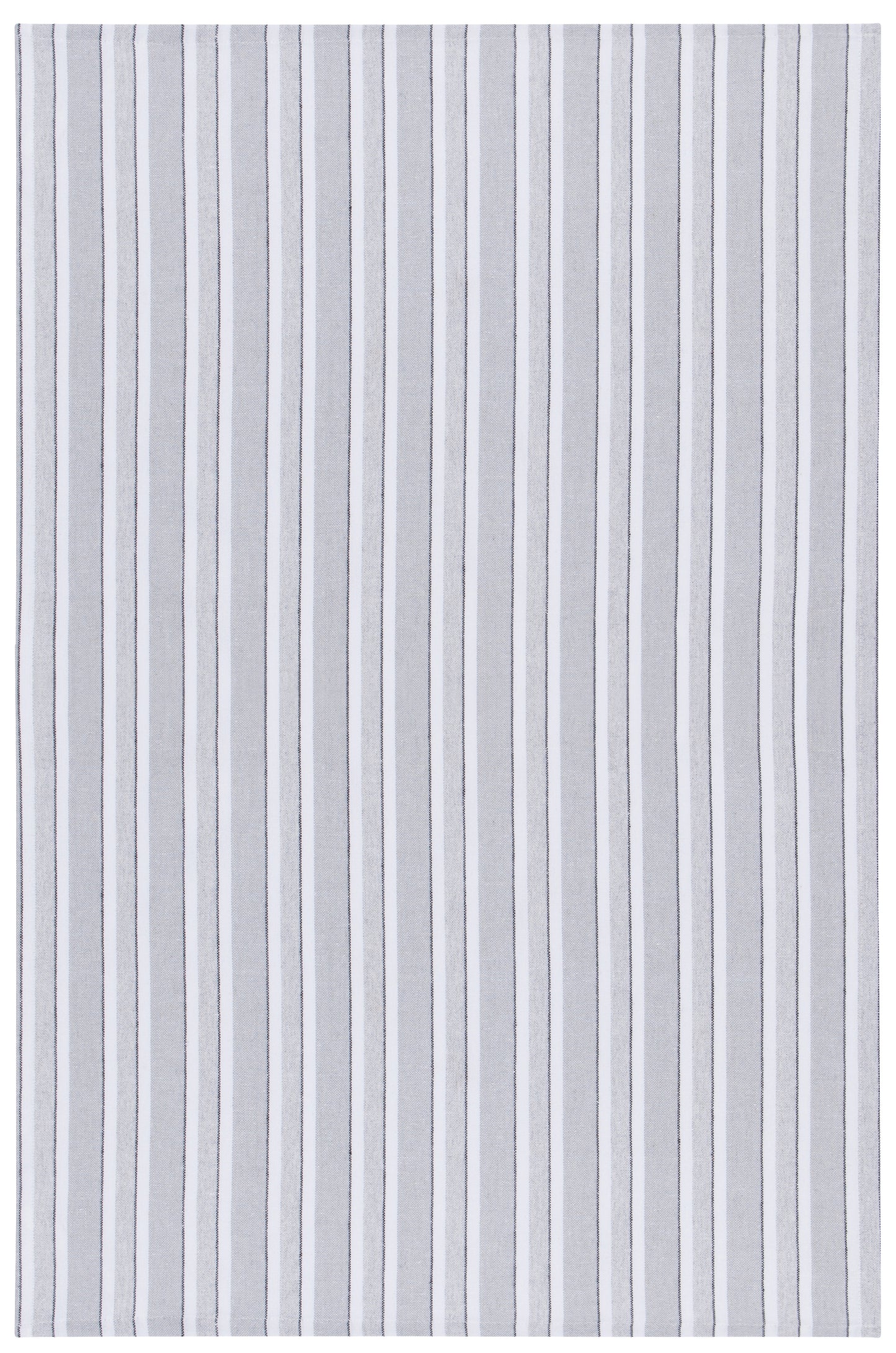 Second Spin Stripe Fog Tea Towel Set of 2