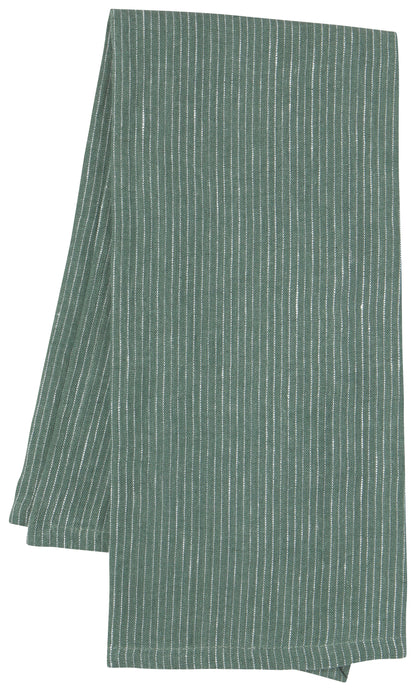 Linen Heirloom Jade Tea Towel