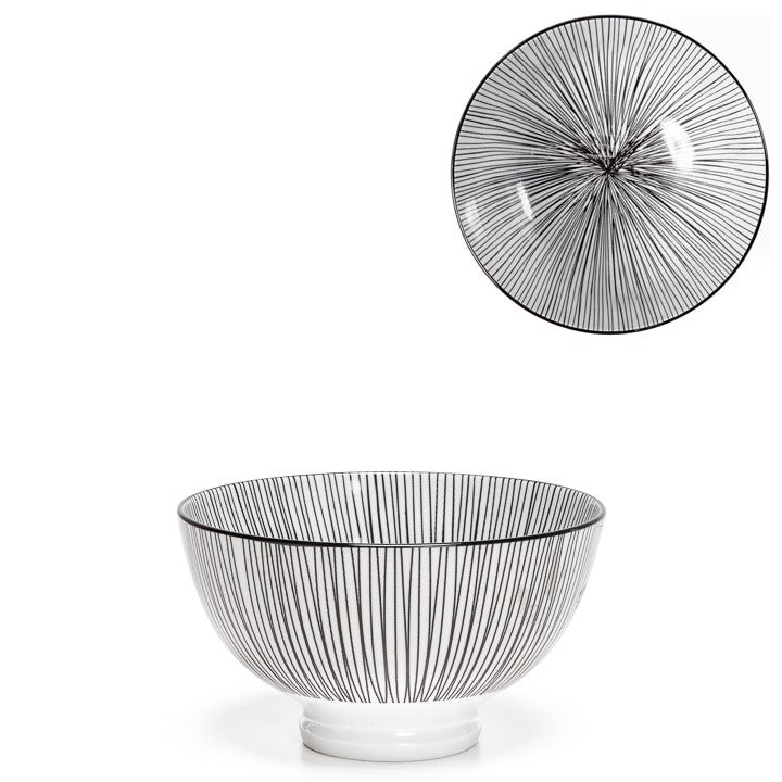 Kiri 4.5" Small Bowl Black Line